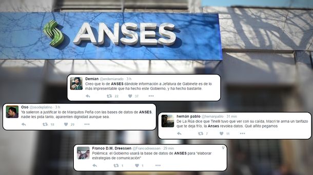Polémica en las redes por el uso del Gobierno de bases de datos de la Anses