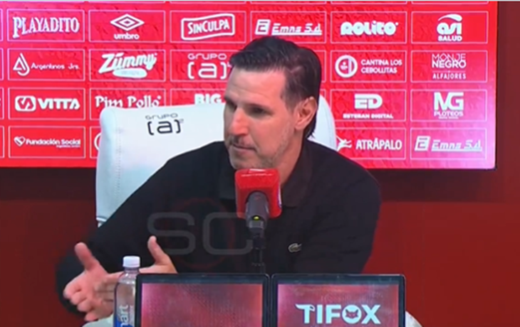 Nicolás Diez, DT de Argentinos Juniors.