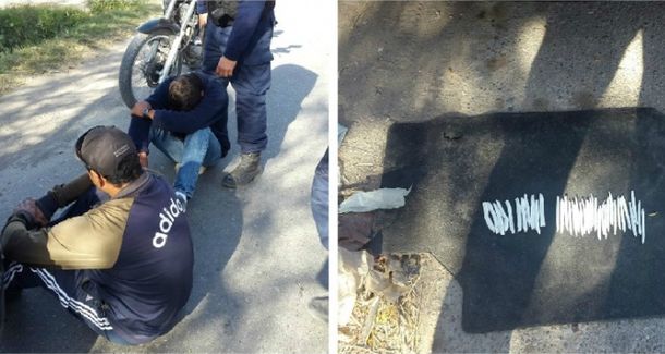 Los agarraron con 36 cigarrillos de marihuana en la guantera