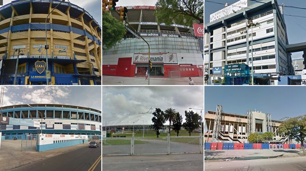 Hacé un tour por todas las canchas de Primera gracias a Street View