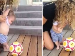 de tal palo, tal astilla: a los solo seis meses, el hijo de pique y shakira ¡ya juega al futbol! de tal palo, tal astilla: a los solo seis meses, el hijo de pique y shakira ¡ya juega al futbol!
