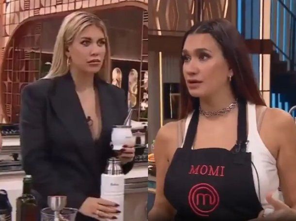 Video: Wanda Nara y Momi Giardina protagonizaron un tenso cruce en MasterChef Celebrity