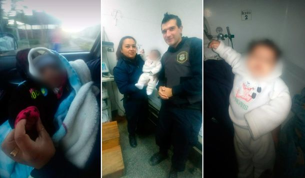 Este es el bebé que rescataron de la ribera del arroyo