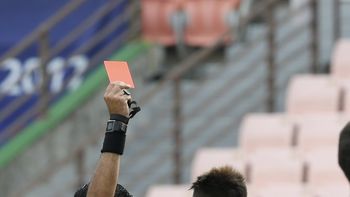 La expulsión de Lautaro Martínez La expulsión de Lautaro Martínez