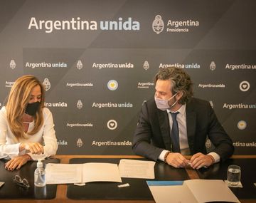 Victoria Tolosa Paz y Santiago Cafiero anunciaron la firma de un convenio entre Santa Cruz y Entre R&iacute;os con el&nbsp;Consejo Nacional de Coordinaci&oacute;n de Pol&iacute;ticas Sociales