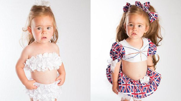 Una madre gastó 30 mil dólares para transformar a su beba en reina de belleza