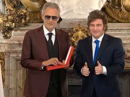 andrea bocelli fue condecorado por milei en el salon blanco de la casa rosada andrea bocelli fue condecorado por milei en el salon blanco de la casa rosada