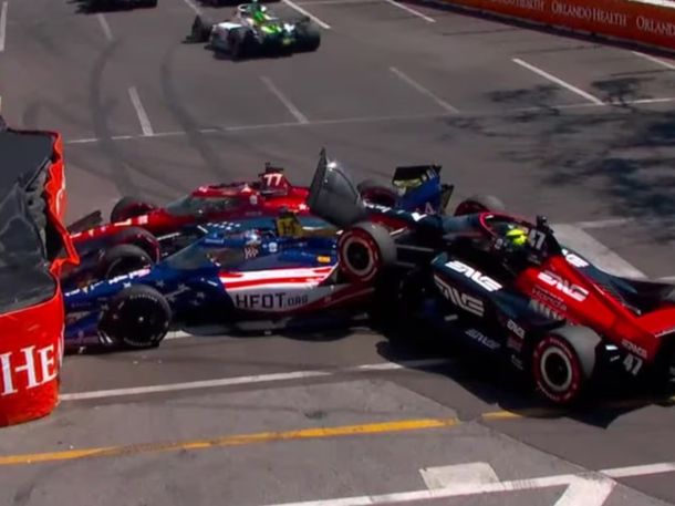 Video: duro accidente y abandono para Mick Schumacher en su estreno en IndyCar
