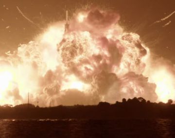 Un cohete de Blue Origin explotó durante una prueba en la plataforma de lanzamiento de Cabo Cañaveral, Florida.