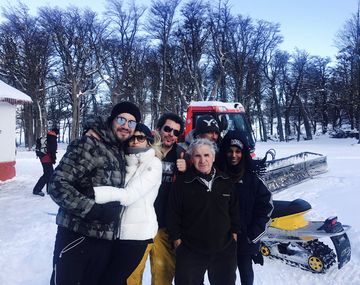 Tinelli y Guillermina Valdes