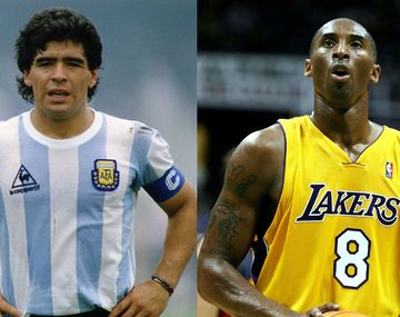 Maradona y Kobe Bryant