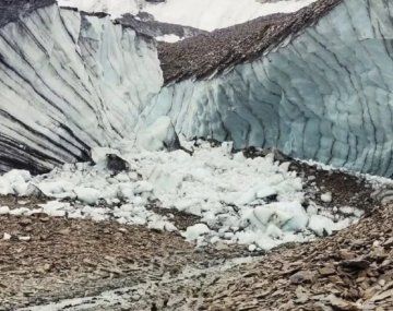 Se derrumbó la Cueva de Jimbo. Foto gentileza Patagonia 24.