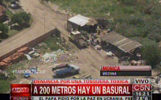 Preocupación de los vecinos de Aldo Bonzi por una tosquera que sería tóxica