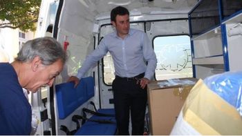 El intendente de 25 de Mayo, Hernán Ralinqueo El intendente de 25 de Mayo, Hernán Ralinqueo