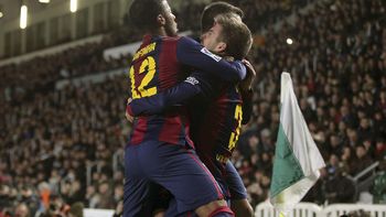 con dos goles de messi, el barsa goleo y no le pierde pisada al real madrid con dos goles de messi, el barsa goleo y no le pierde pisada al real madrid