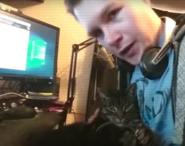 Un joven le dedicó un rap a sus tres gatos