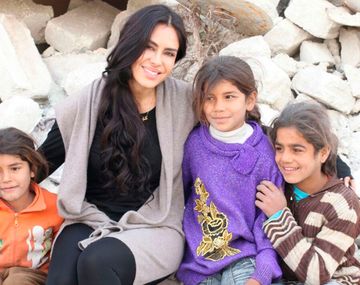 Carla Ortiz viajó a Alepo