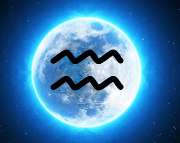 Los 5 signos del zodíaco favorecidos con la Luna en Acuario.