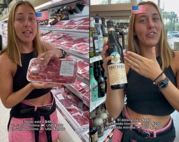 Comparó los precios del supermercado de Miami con los de Argentina y se volvió viral