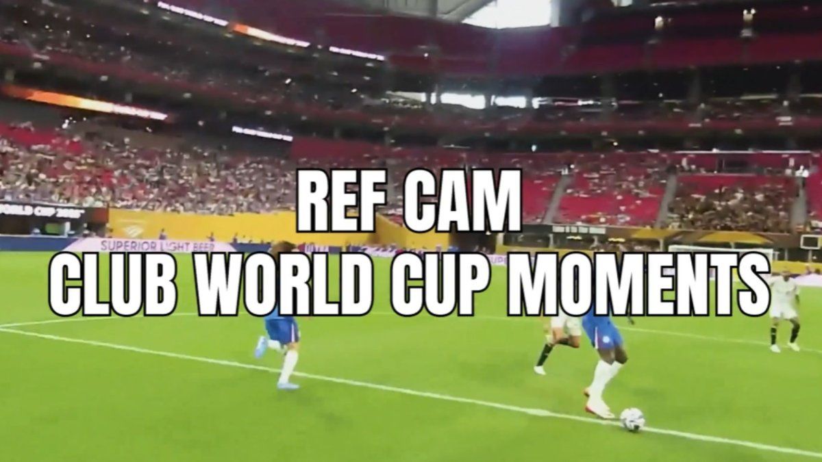 Innovador: la FIFA reveló las mejores imágenes de la "Ref Cam" del Mundial de Clubes 2025