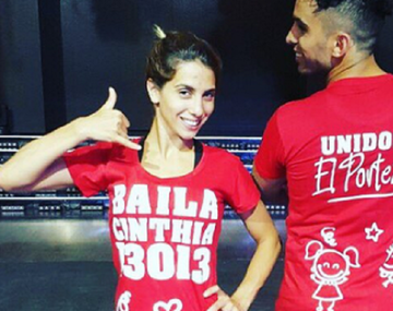 Picantísimos retuits de Cinthia Fernández mientras se emitía la final de Bailando