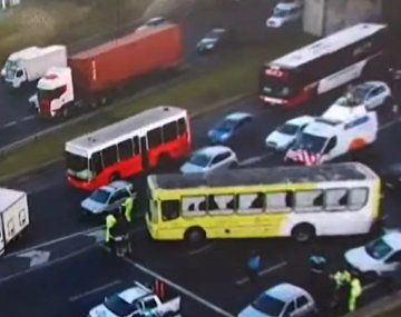 Choque múltiple en la Panamericana: al menos cuatro heridos