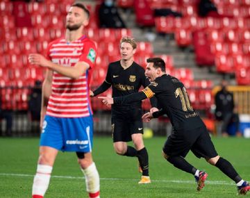 Messi arrancó 2021 con todo: dos golazos