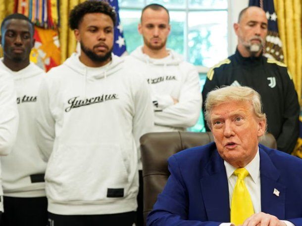 El incómodo momento de los jugadores de Juventus con Donald Trump: Nos habló de Irán