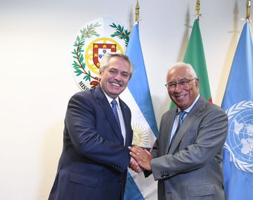 El Presidente se reunió con el primer ministro de Portugal