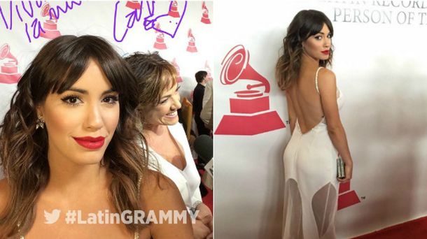 Lali Espósito deslumbró en los Grammys latinos