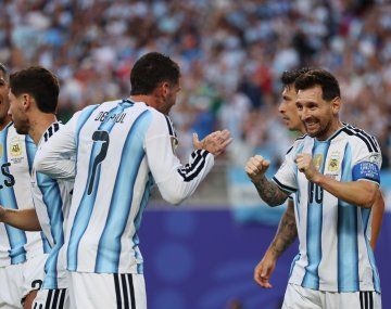 Lionel Messi abrió el marcador para la Selección Argentina en el debut ante Argelia.&nbsp;