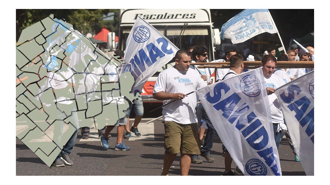 Mapa Uno Por Uno Todos Los Cortes Por La Marcha De Las Dos Cta