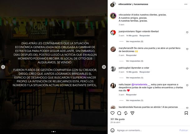 Un comerciante cerró su cervecería en Castelar por la crisis económica y lo mandaron a aprender a votar