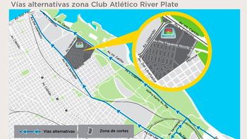 conoce los cortes que se realizaran hoy por el partido de river conoce los cortes que se realizaran hoy por el partido de river