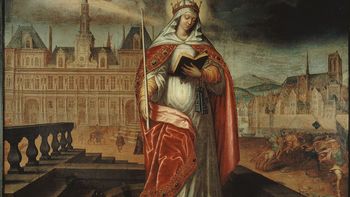 Santa Genoveva, patrona de la ciudad de París. Santa Genoveva, patrona de la ciudad de París.