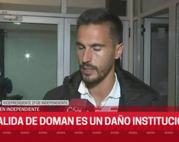 Marconi rompió el silencio: qué dijo sobre la renuncia de Doman