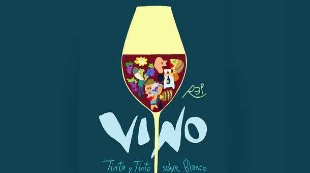 Tinta y tinto: Rep lanzó su primer libro de ilustraciones sobre vinos
