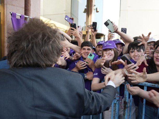 Javier Milei en Córdoba.