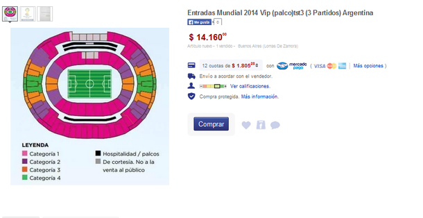 Explotó la reventa de entradas para el Mundial