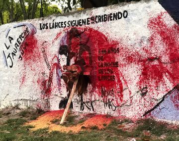Indignante: vandalizan murales de la Noche de los Lápices en Quilmes