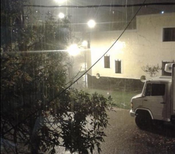 Las lluvias en el centro del país, en imágenes