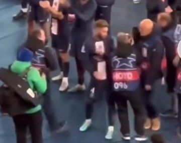 La furiosa reacción de Sergio Ramos con un fotógrafo tras la derrota del PSG