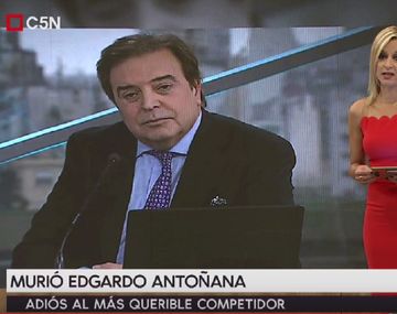 Edgardo Antoñana homenajeado en C5N