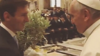 messi llego a instagram y publico un video con el papa messi llego a instagram y publico un video con el papa