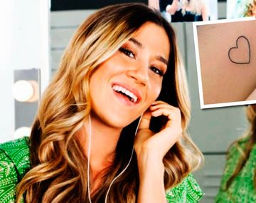 ¿Para quién es el corazón que se tatuó Jimena Barón? Amor eterno