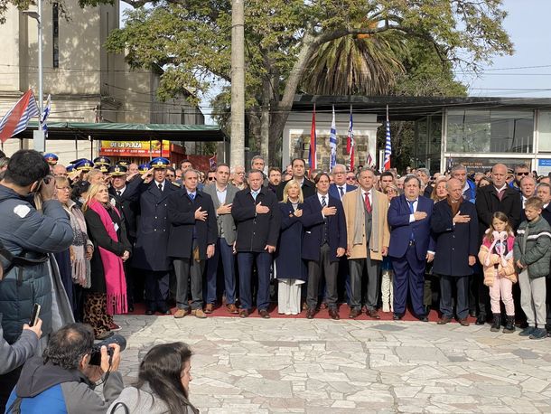 Lacalle Pou participó del 259° aniversario de José Gervasio Artigas en Sauce