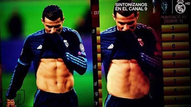 El canal catalán que retocó los abdominales de CR7 aseguró que fue sin mala fe