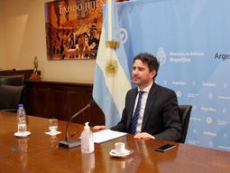 Francisco Cafiero,&nbsp;secretario de Asuntos Internacionales para la Defensa. (Foto Twitter: @FranCafiero)
