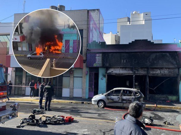 Voraz incendio destruye una veterinaria en Haedo