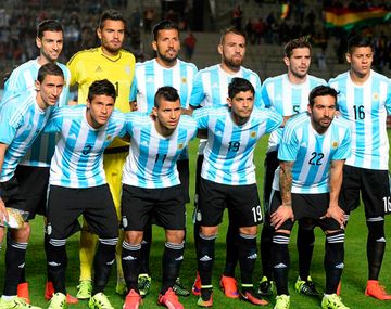 Una formación de la Selección argentina de la Copa América 2015